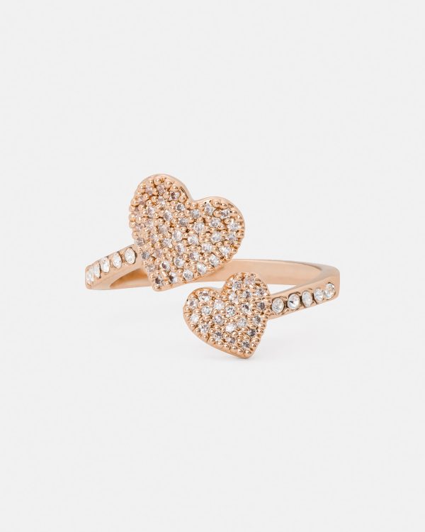 Kate Spade Yours Truly Pave Heart Ring
