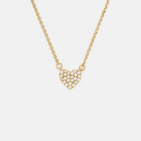 Kate Spade Yours Truly Pave Heart Mini Pendant