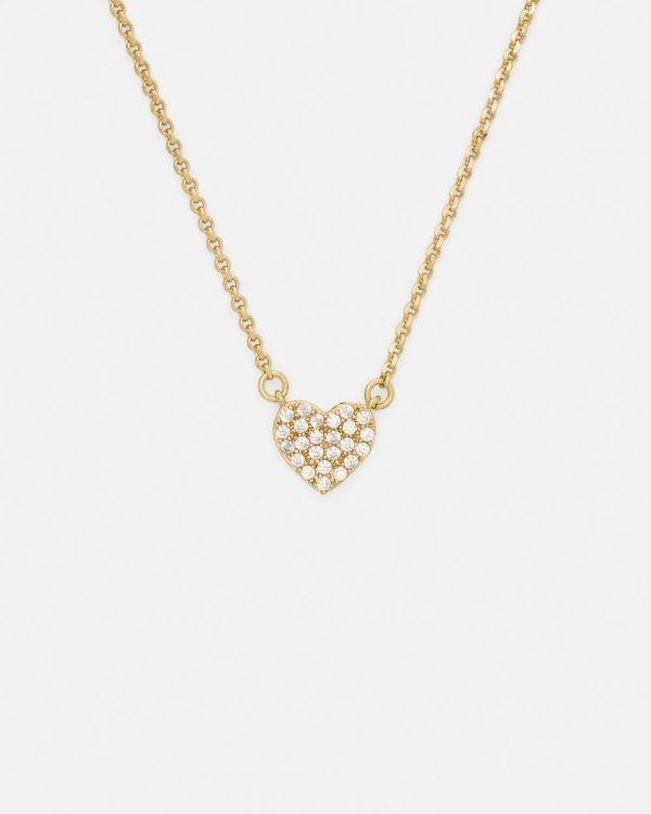 Kate Spade Yours Truly Pave Heart Mini Pendant