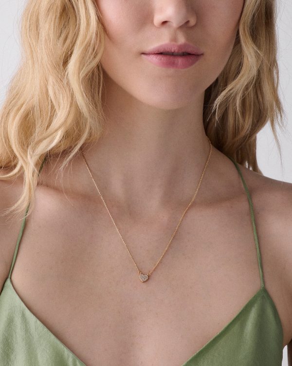Kate Spade Yours Truly Pave Heart Mini Pendant