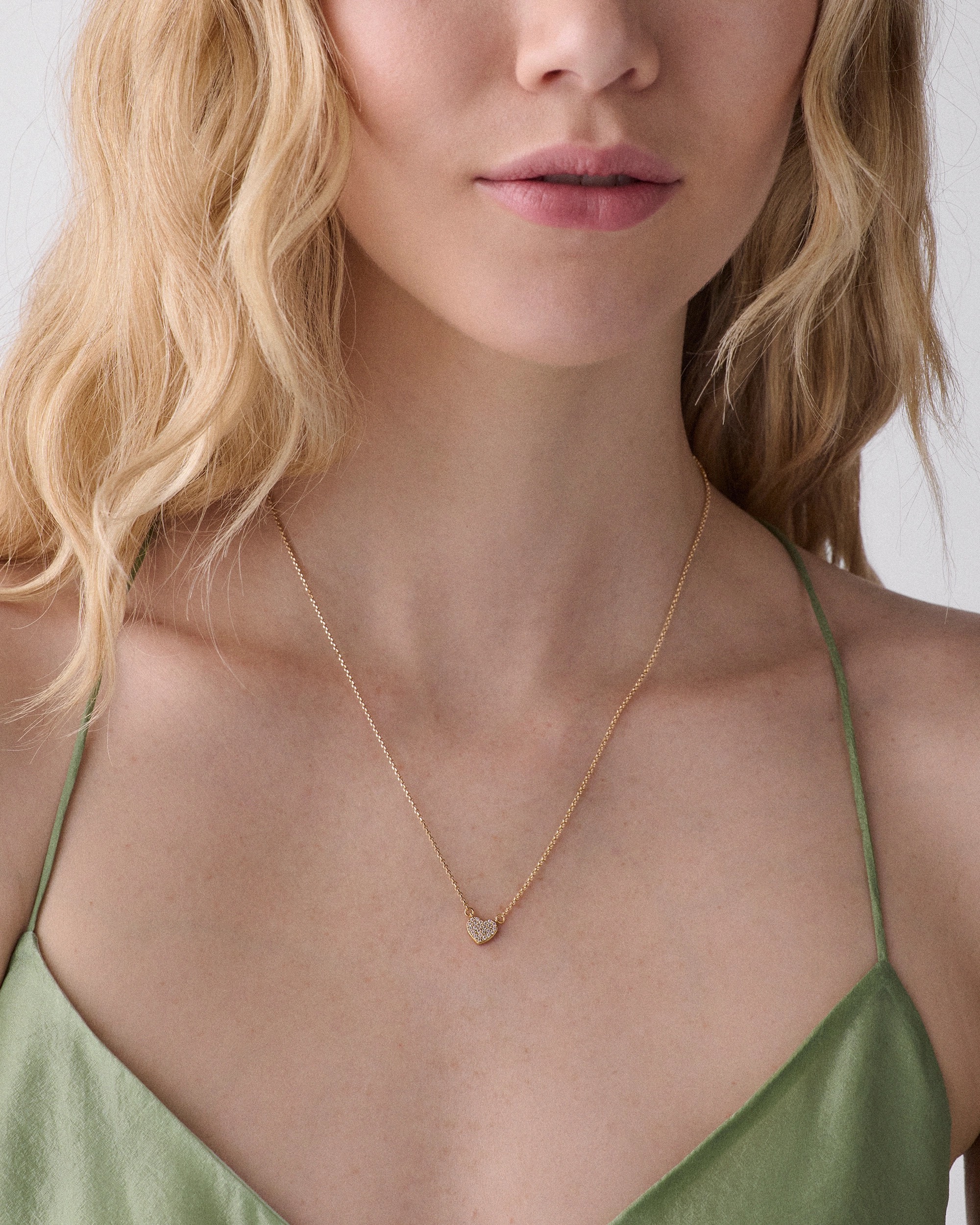 Kate Spade Yours Truly Pave Heart Mini Pendant - Image 2
