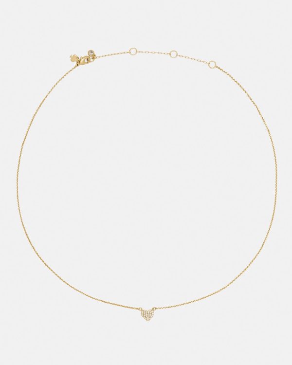 Kate Spade Yours Truly Pave Heart Mini Pendant