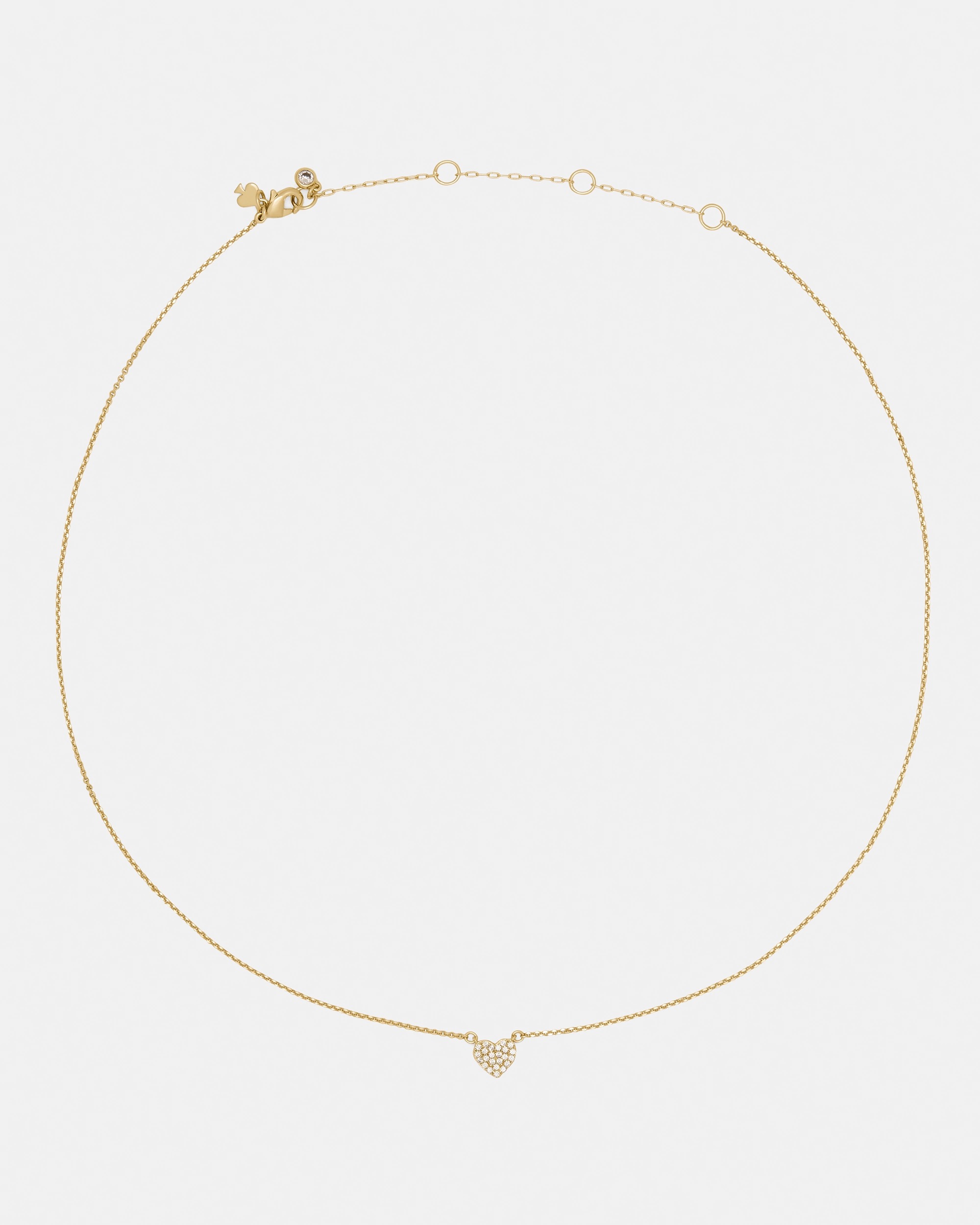 Kate Spade Yours Truly Pave Heart Mini Pendant - Image 3