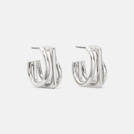 Kate Spade Geo Pop Stacked Hoops