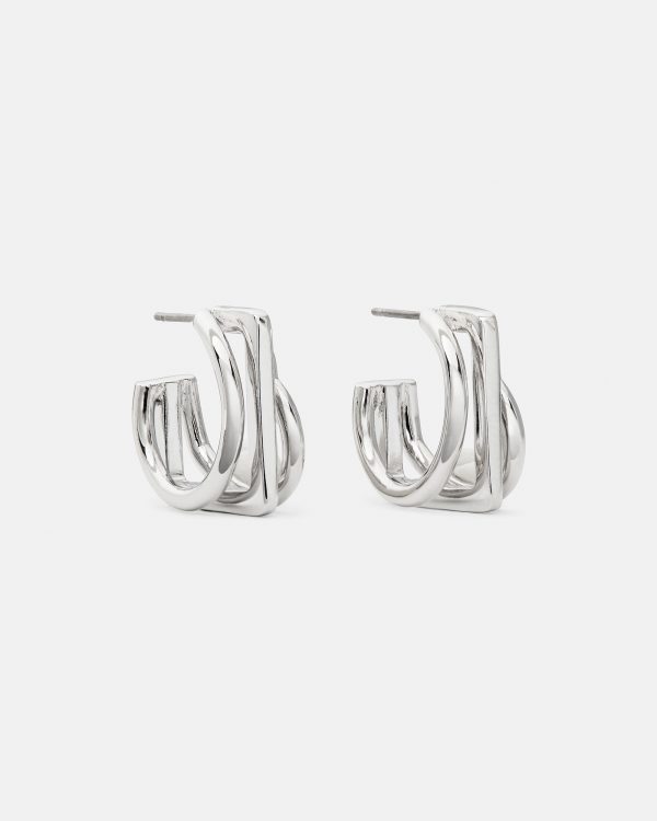 Kate Spade Geo Pop Stacked Hoops