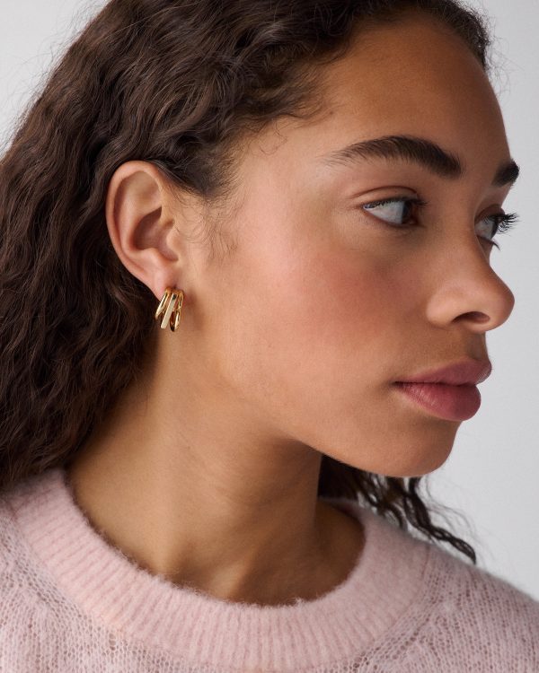 Kate Spade Geo Pop Stacked Hoops