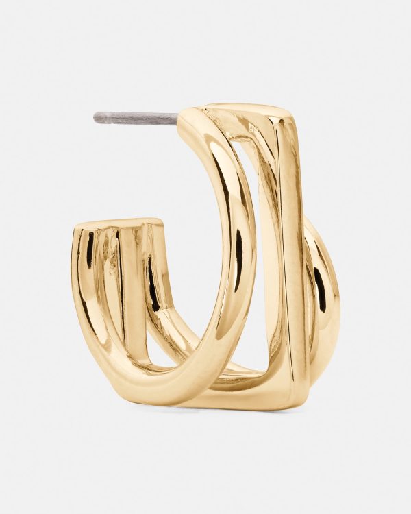 Kate Spade Geo Pop Stacked Hoops