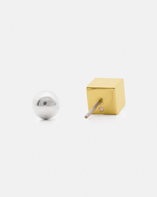 Kate Spade Geo Pop Asymmetrical Studs