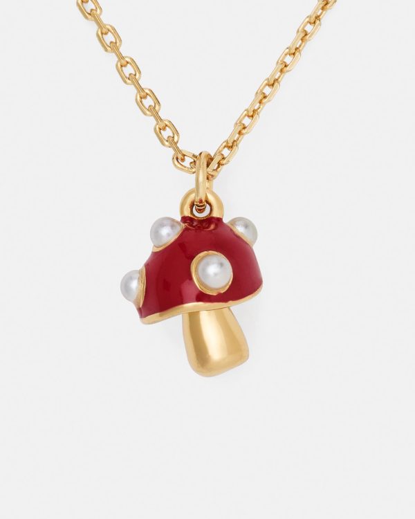 Kate Spade Secret Garden Mushroom Pendant