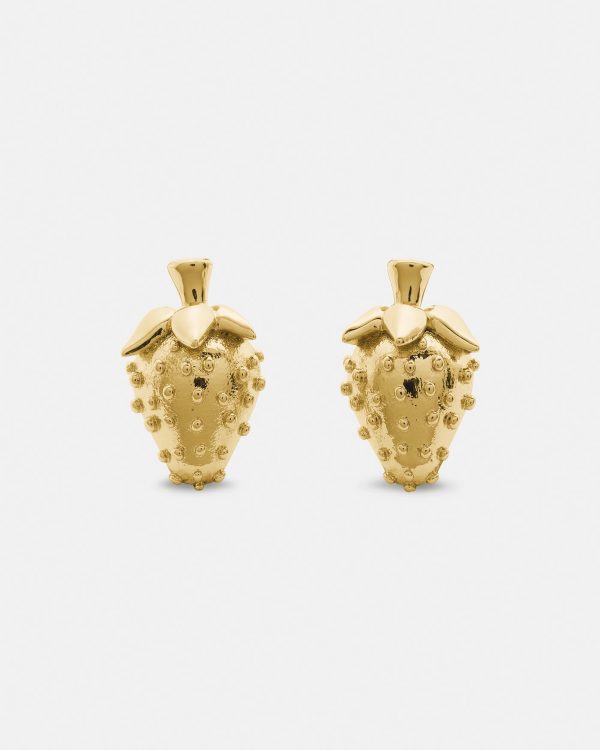 Kate Spade Secret Garden Statement Strawberry Studs