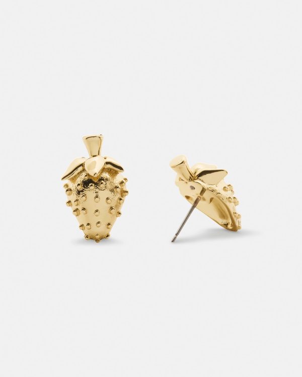 Kate Spade Secret Garden Statement Strawberry Studs