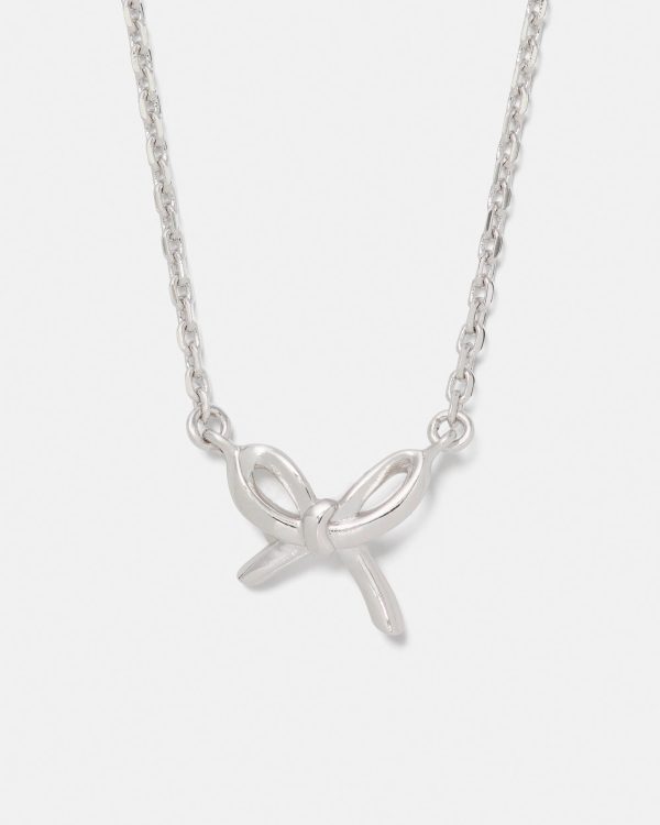 Kate Spade Girlie Pearlie Mini Bow Pendant