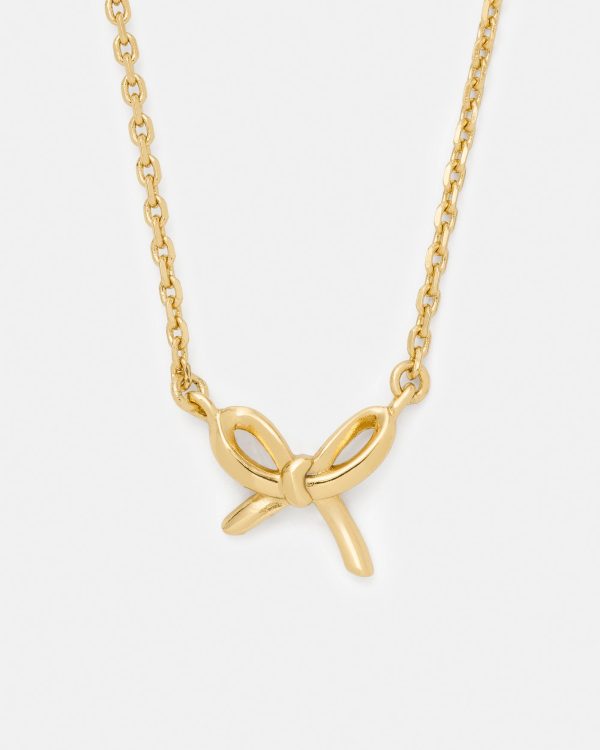 Kate Spade Girlie Pearlie Mini Bow Pendant