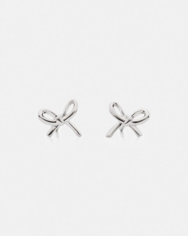 Kate Spade Girlie Pearlie Mini Bow Studs