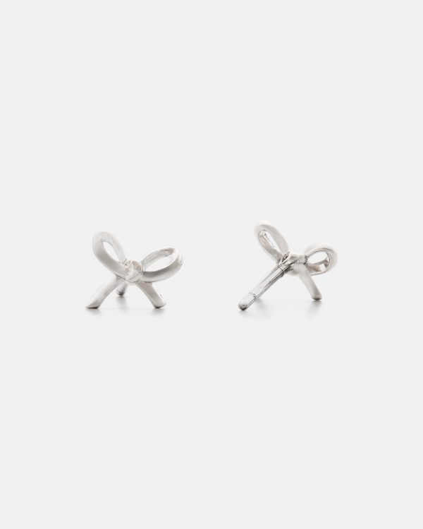 Kate Spade Girlie Pearlie Mini Bow Studs