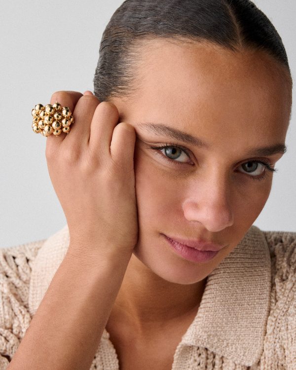 Kate Spade Golden Bloom Statement Ring