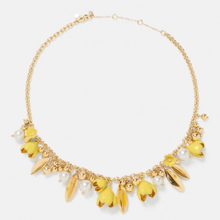 Kate Spade Golden Bloom Statement Necklace