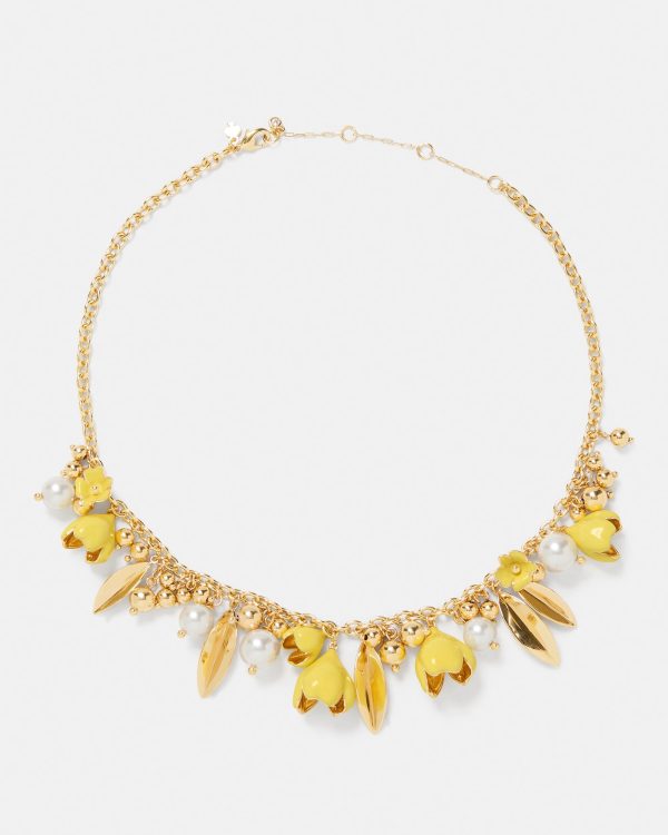 Kate Spade Golden Bloom Statement Necklace
