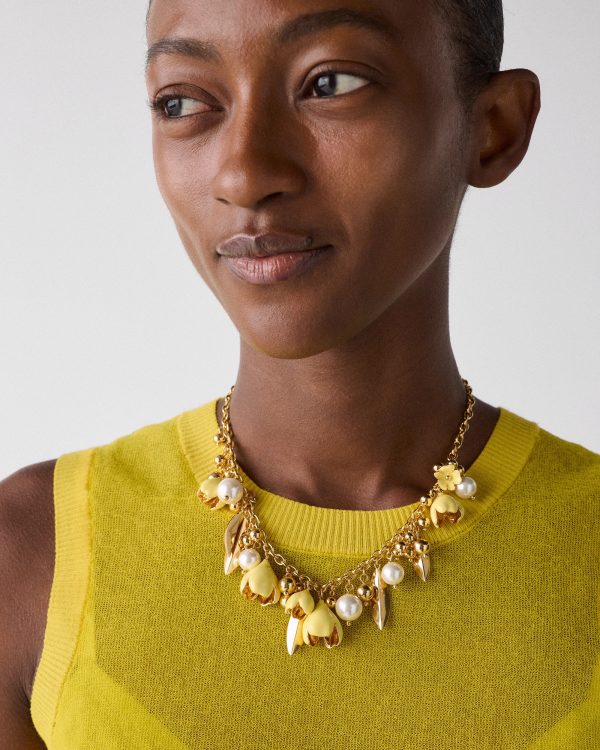 Kate Spade Golden Bloom Statement Necklace