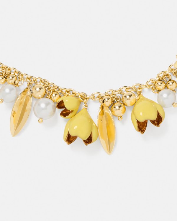 Kate Spade Golden Bloom Statement Necklace