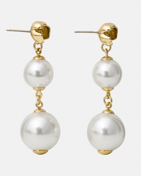 Kate Spade Golden Bloom Linear Earrings