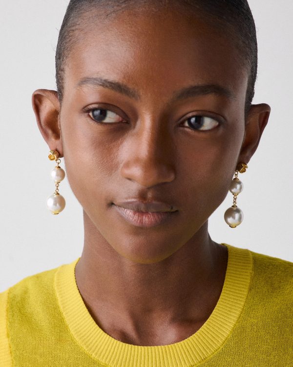 Kate Spade Golden Bloom Linear Earrings