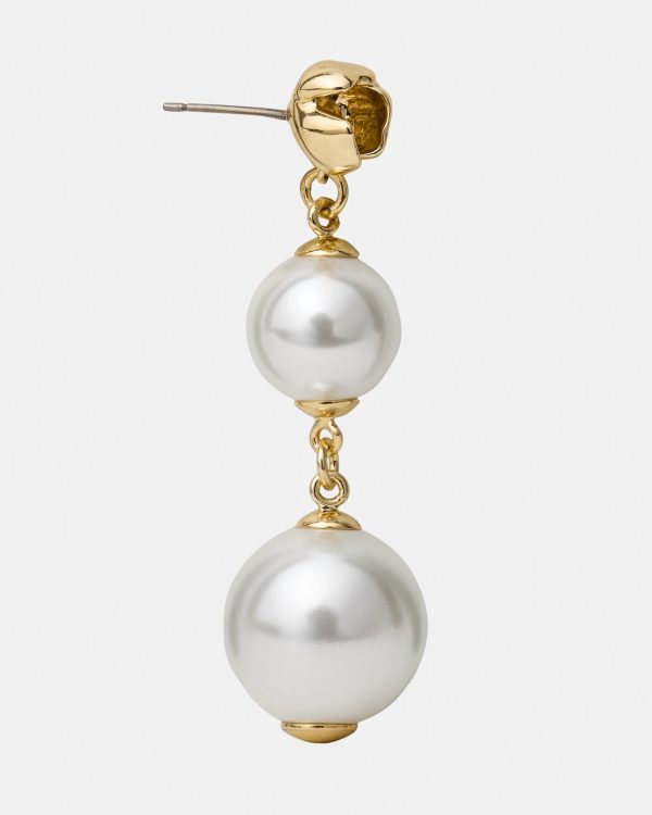 Kate Spade Golden Bloom Linear Earrings
