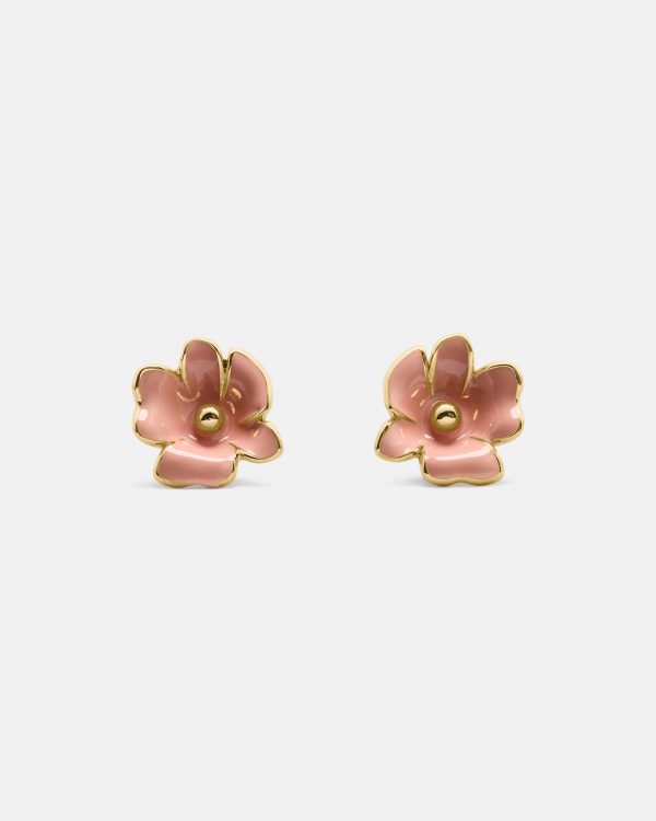 Kate Spade Golden Bloom Flower Studs
