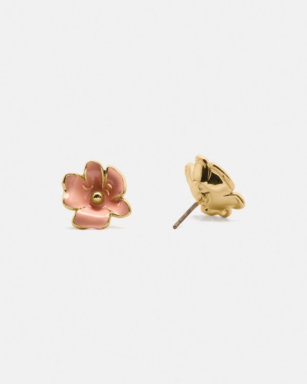 Kate Spade Golden Bloom Flower Studs