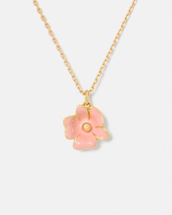 Kate Spade Golden Bloom Flower Pendant