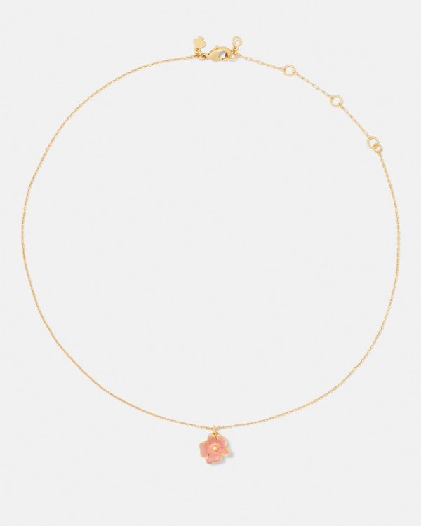 Kate Spade Golden Bloom Flower Pendant