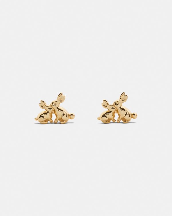 Kate Spade Love You, Mom Bunny Studs