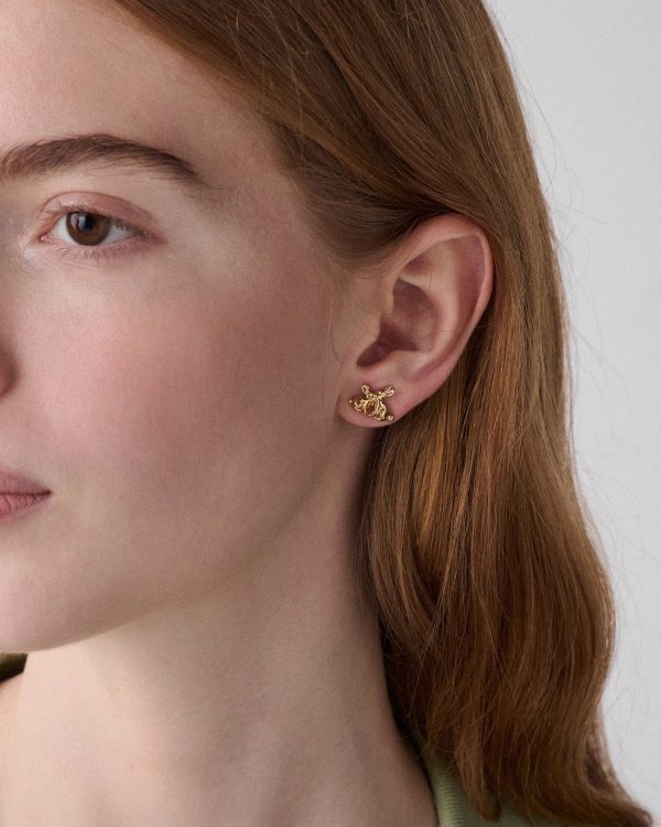 Kate Spade Love You, Mom Bunny Studs