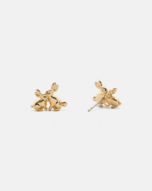 Kate Spade Love You, Mom Bunny Studs