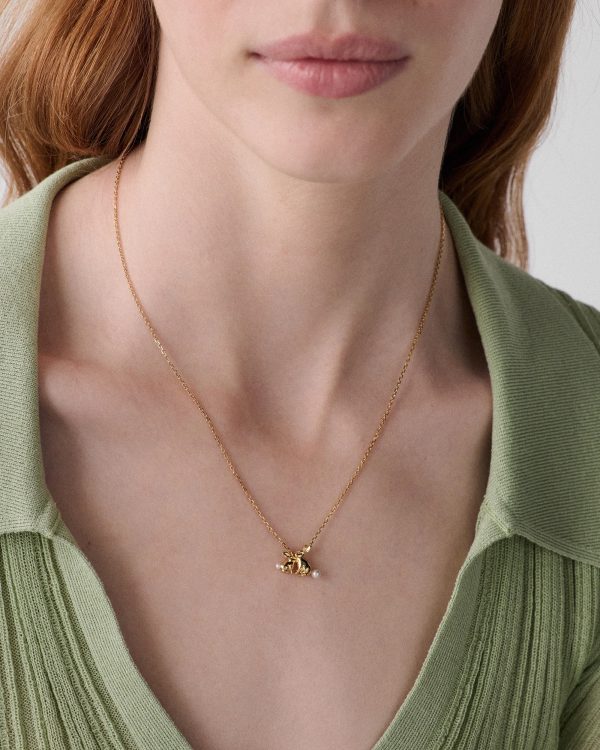 Kate Spade Love You, Mom Bunny Pendant