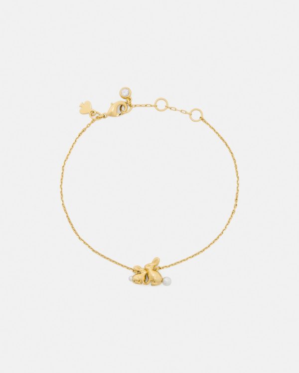 Kate Spade Love You, Mom Bunny Bracelet