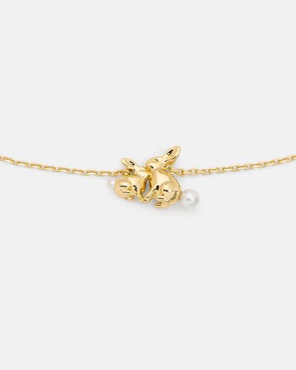 Kate Spade Love You, Mom Bunny Bracelet
