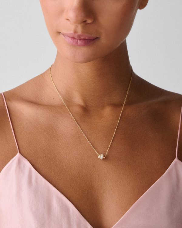 Kate Spade Sailor's Knot Pave Mini Pendant