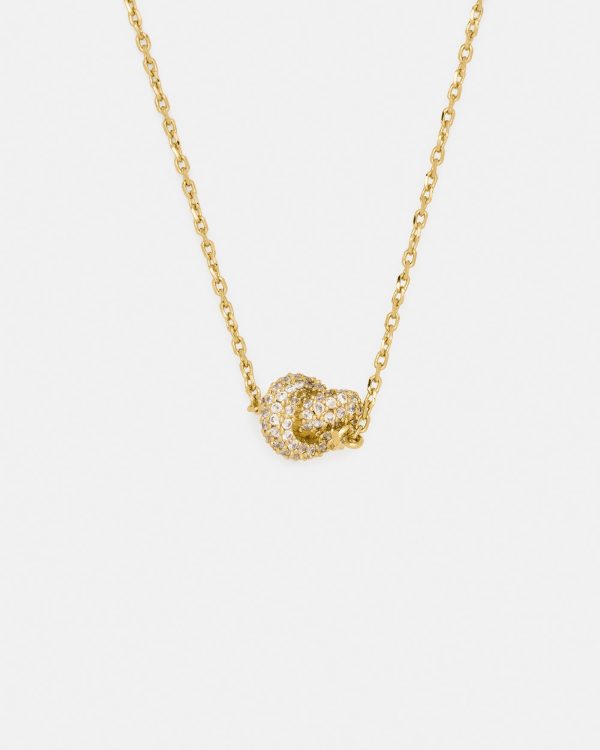 Kate Spade Sailor's Knot Pave Mini Pendant