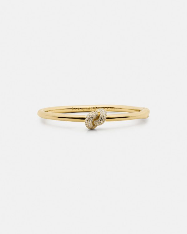 Kate Spade Sailor's Knot Pave Hinge Bangle