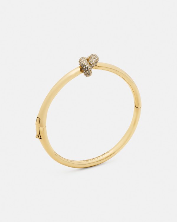 Kate Spade Sailor's Knot Pave Hinge Bangle