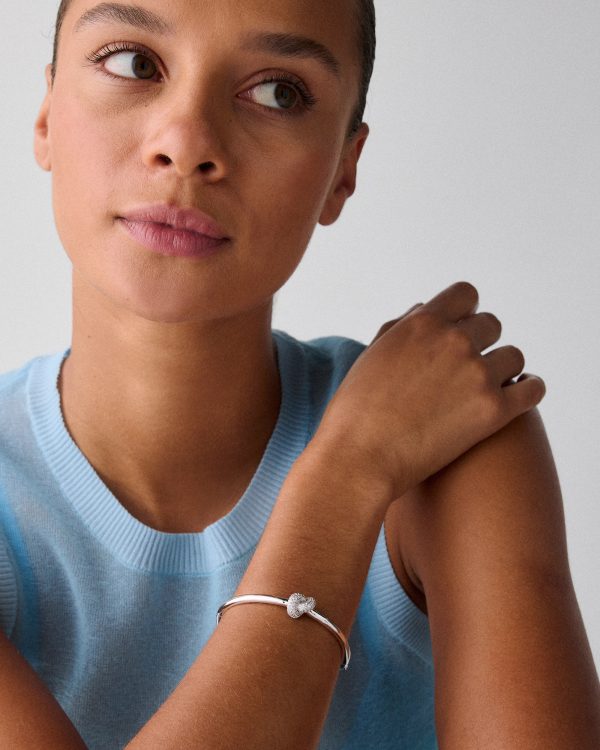 Kate Spade Sailor's Knot Pave Hinge Bangle