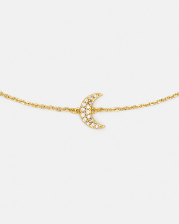 Kate Spade You're A Gem Pave Moon Bracelet