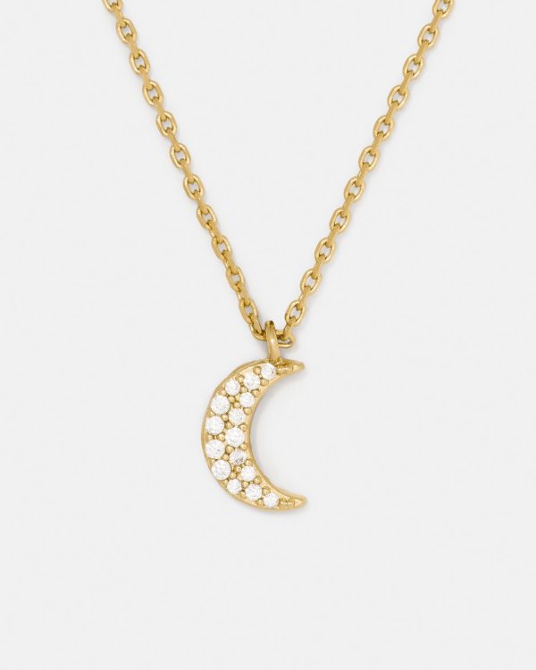 Kate Spade You're A Gem Pave Moon Pendant