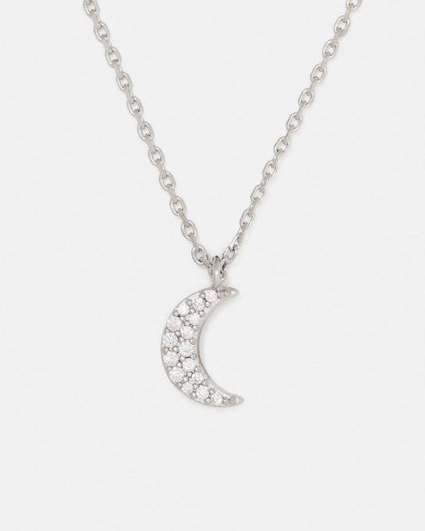 Kate Spade You're A Gem Pave Moon Pendant