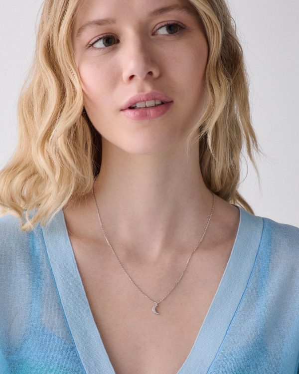 Kate Spade You're A Gem Pave Moon Pendant