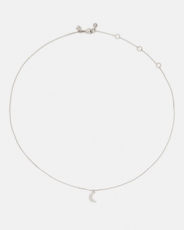 Kate Spade You're A Gem Pave Moon Pendant