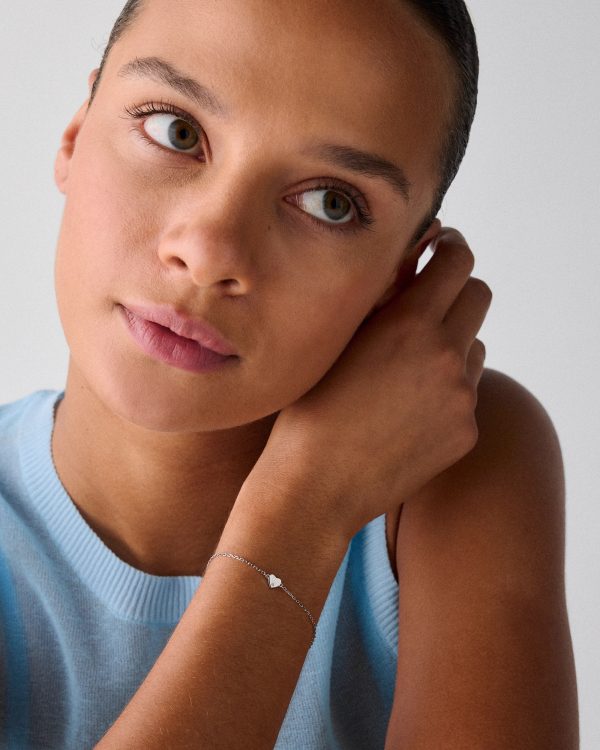 Kate Spade You're A Gem Metal Mini Heart Bracelet