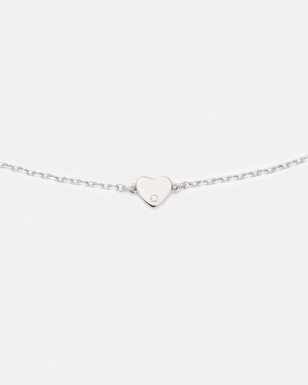 Kate Spade You're A Gem Metal Mini Heart Bracelet