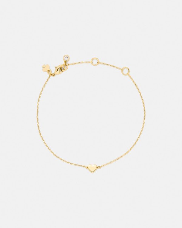 Kate Spade You're A Gem Metal Mini Heart Bracelet